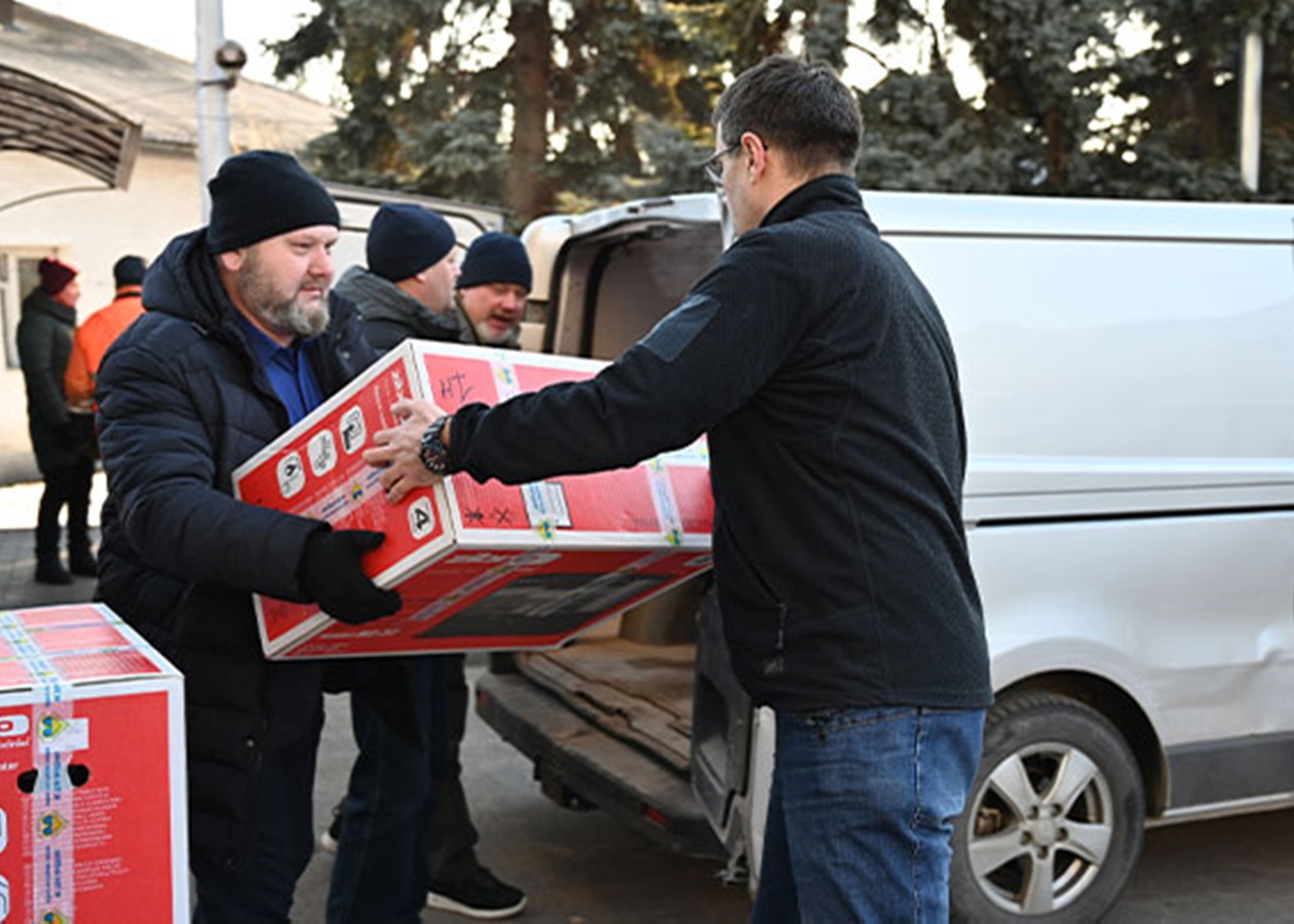 Лерой Мерлін передав обігрівачі та паливо солідарних регіонів, страждаючи від страхування
