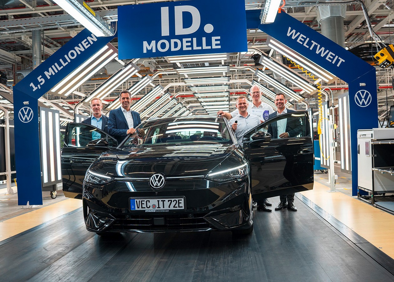 Volkswagen продали півтора мільйона електромобілів ID